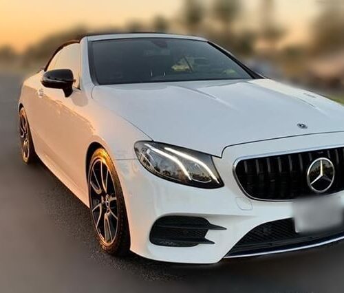 Mercedes E Class Convertible Rental in Dubai